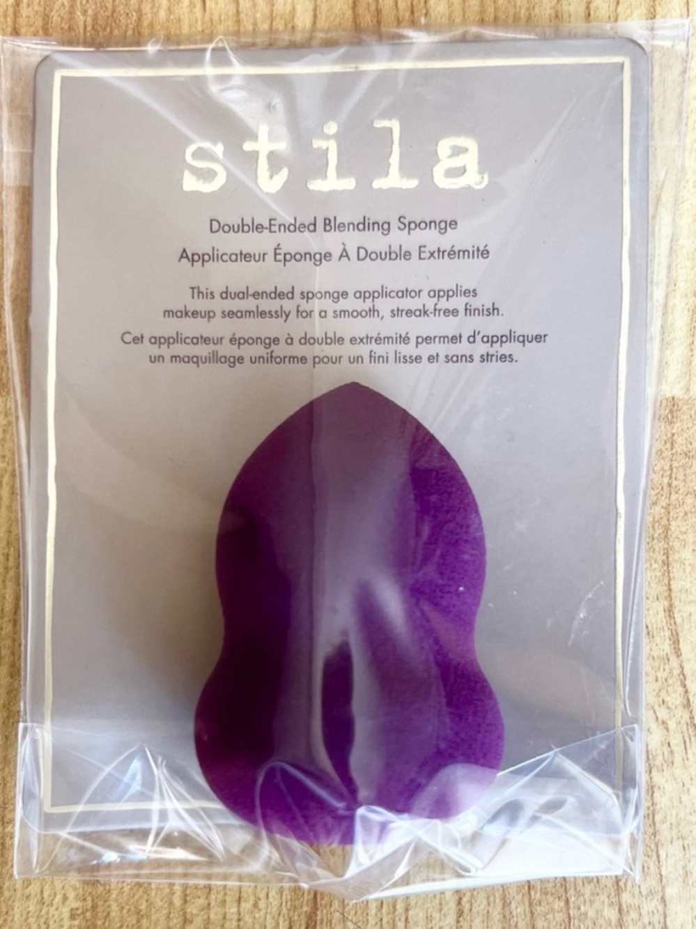 Stila Double-Ended Makeup Sponge - Lavender Purple